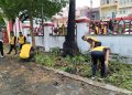 HUT Bhayangkara ke-79, Polres Jeneponto Laksanakan Aksi Bersih di TMP Karisa