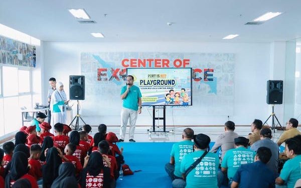 Edukasi Keselamatan Anak di Area Pelabuhan Pelindo Regional 4