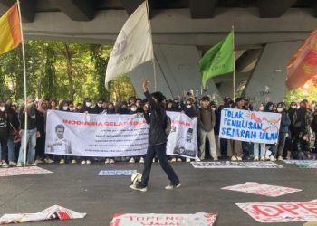 Ratusan Massa Unjuk Rasa di Makassar, Polrestabes Berikan Imbauan