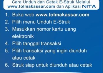 Dukung Digitalisasi, Jalan Tol Makassar Terapkan Struk Digital Agustus 2025
