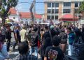 Sengketa Lahan, Aliansi Bara-Barayya Gelar Aksi di Pengadilan Makassar