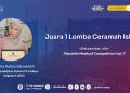 Mahasiswi Kedokteran Juara 1 Lomba Ceramah Islami Tingkat Nasional