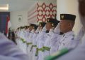 Gubernur Sulbar Kukuhkan 69 Paskibraka dalam HUT RI ke-80