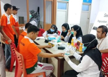 Warga Binaan Lapas Bulukumba Ikuti Skrining TBC Menyambut HUT RI