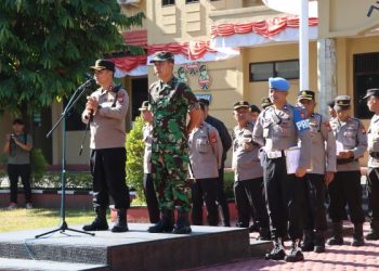 Polres dan Kodim 1422 Maros Amankan Aksi Unjuk Rasa Mahasiswa