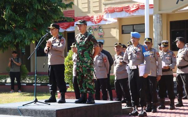 Polres dan Kodim 1422 Maros Amankan Aksi Unjuk Rasa Mahasiswa
