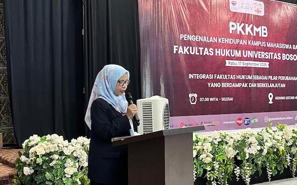 Dekan Fakultas Hukum Ajak Mahasiswa Jadi Pilar Perubahan