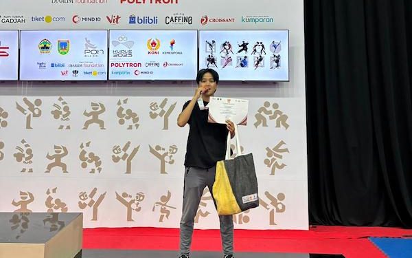Mahasiswa Hukum Raih Medali Perunggu di Ajang Pon Bela Diri 2025