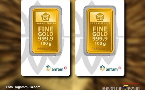 Akhir Pekan Harga Emas di Pegadaian Stabil