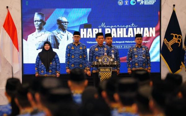 Peringati Hari Pahlawan, Kakanwil Kemenkum Sulsel Ajak ASN Teladani Semangat Juang