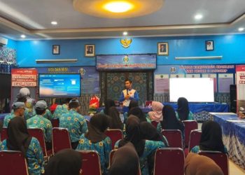 Puluhan Siswa SMKN 2 Pangkep Menjadi Teladan Generasi Berkendara yang Aman