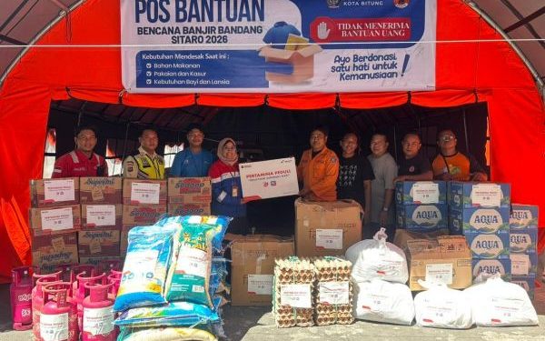 Bantuan Tanggap Darurat Banjir di Kepulauan Sitaro oleh Pertamina Sulawesi