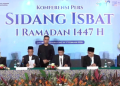 Pemerintah Tentukan 1 Ramadan 1447 Hijriah Jatuh pada Kamis 19 Februari 2026