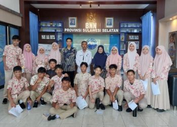 SMP Bosowa Makassar Kerjasama dengan BNNP Sulsel Tingkatkan Edukasi Anti Narkoba